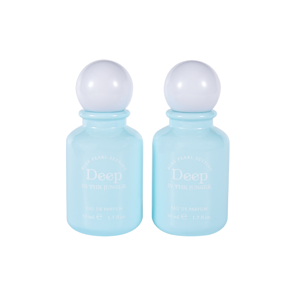 GC4818-WJ2537 50 ml Macaron farge parfymeflaske med sfærisk parfymehette