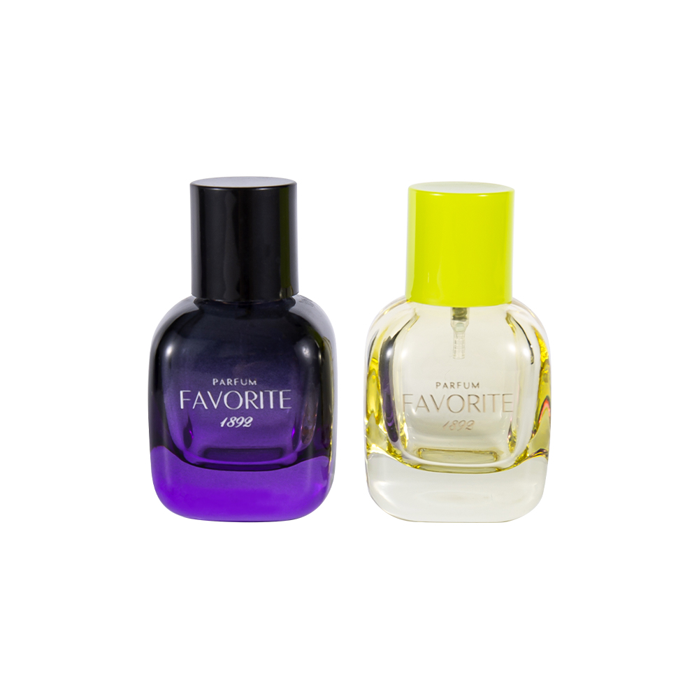 GC4868-WJ2445 30 ml dekorativ parfymeflaske i glass med PP-hette, serie med flere kapasiteter