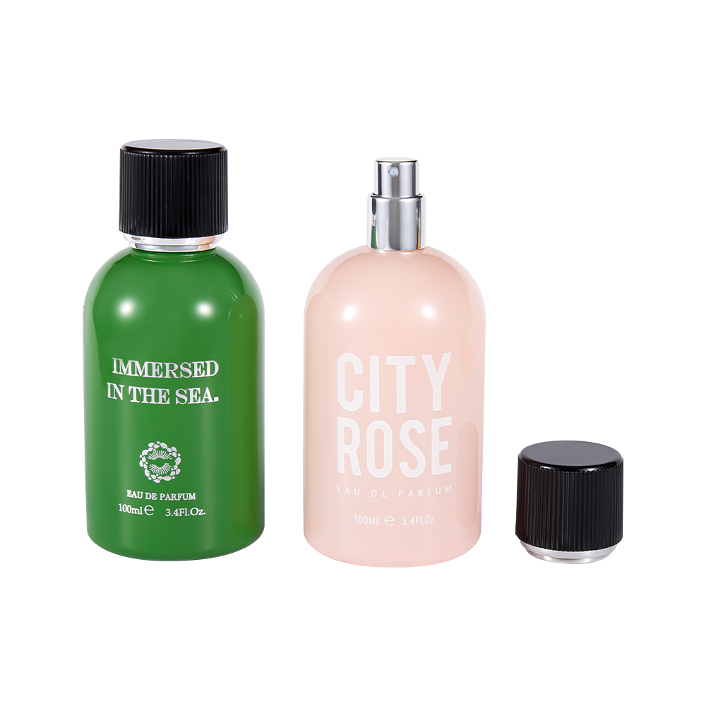 GC4463-WJ2361 100 ML splitter ny dekorativ glassparfymeflaske med svart parfymehette